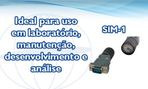 SIM-1 é ideal para laboratório, manutenção, desenvolvimento e análise